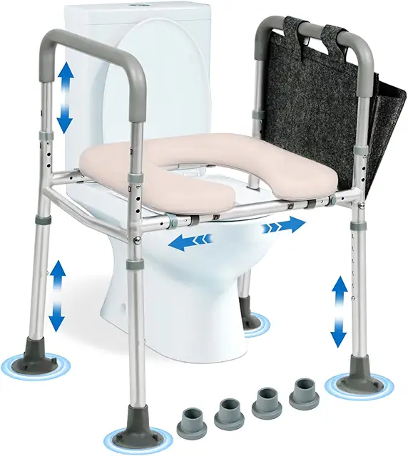 Asiento Elevado Inodoro Ancianos