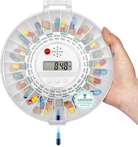 Pastillero Con Alarma Mayores